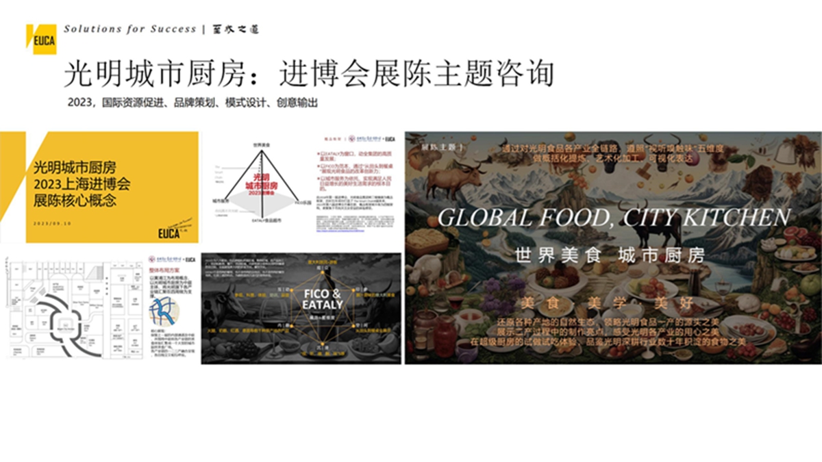 光明城市厨房进博会展陈主题咨询